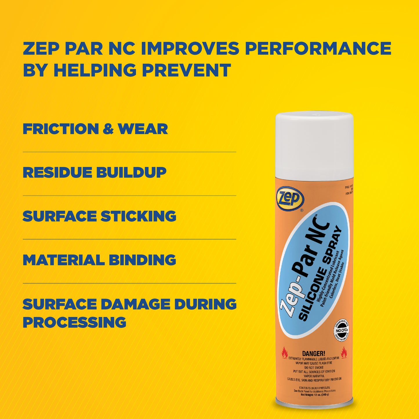 Par NC Silicone Spray Lubricant - 12 oz.
