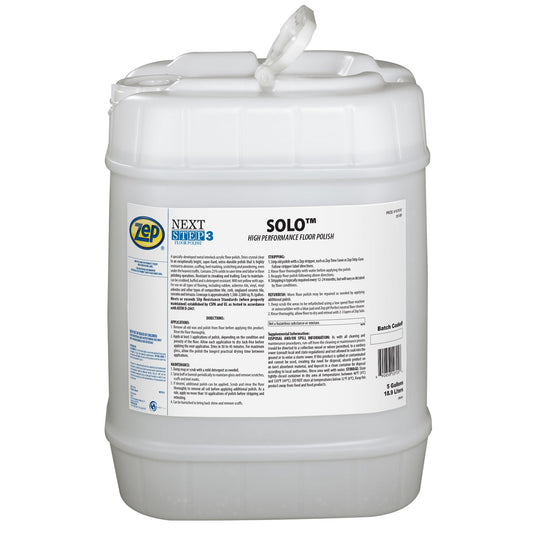 Zep Solo High Performance Floor Polish - 5 Gallon