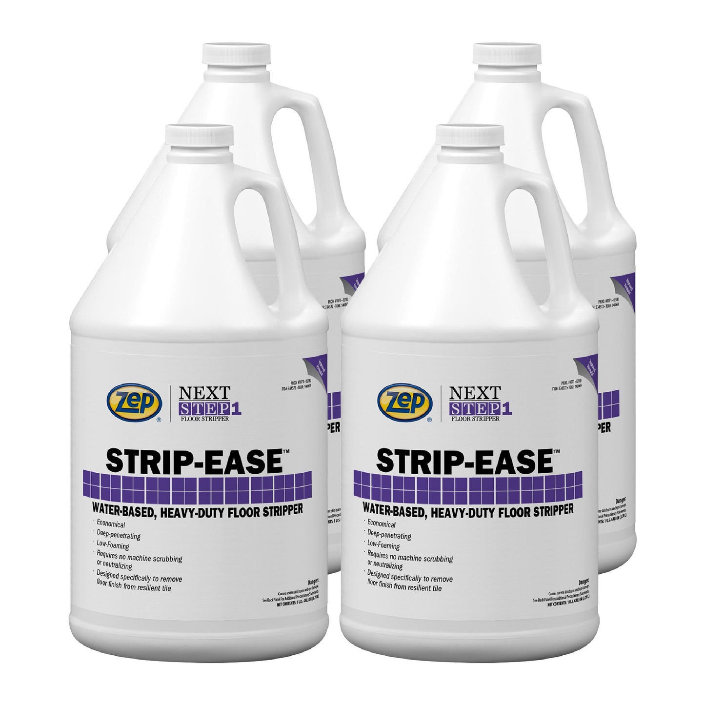Zep Strip-Ease Heavy-Duty Floor Stripper – Removes Floor Finish – 1 Gallon