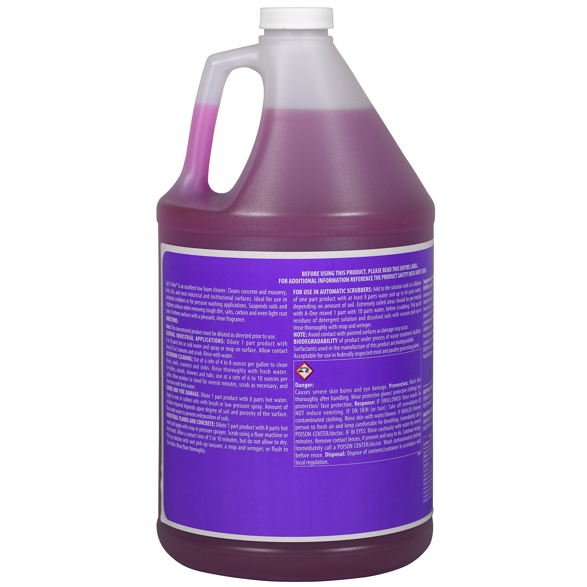 Zep A-One Extra Heavy-Duty Industrial Cleaner Concentrate – Multi