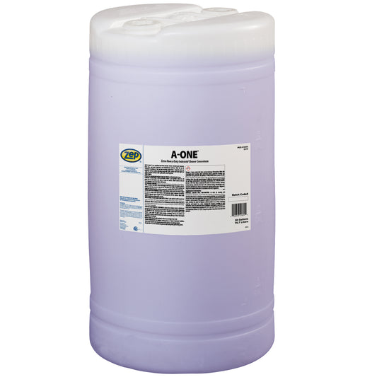 Zep A-One Extra Heavy-Duty Industrial Cleaner Concentrate – Multi-Surface Cleaner - 20 Gallon