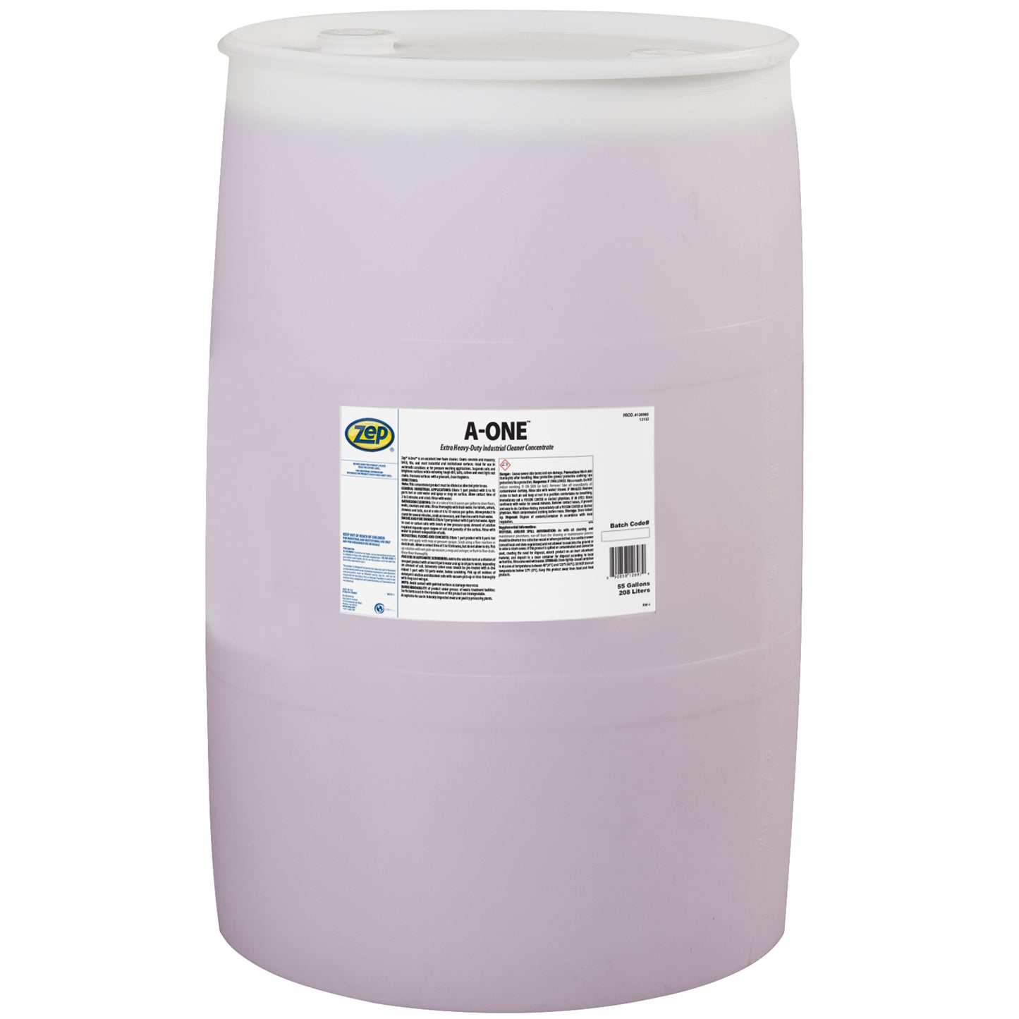 Zep A-One Extra Heavy-Duty Industrial Cleaner Concentrate – Multi-Surface Cleaner – 55 Gallon