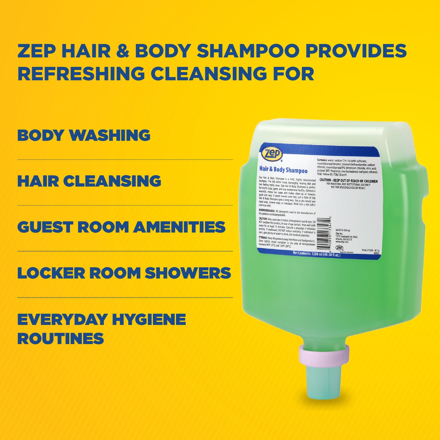 Hair & Body Shampoo-Fuzion Line