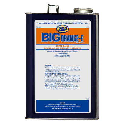 Big Orange-E NPE Free Citrus-Based Tar, Asphalt, & Bug Remover Concentrate - 1 Gallon