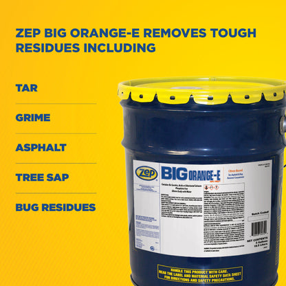 Zep Big Orange-E Tar, Asphalt & Bug Remover + 48 oz Industrial Sprayer Bundle