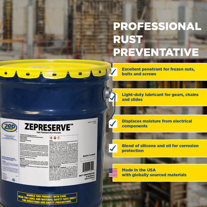 ZEPRESERVE Super Penetrant and Rust Preventative - 5 Gallon
