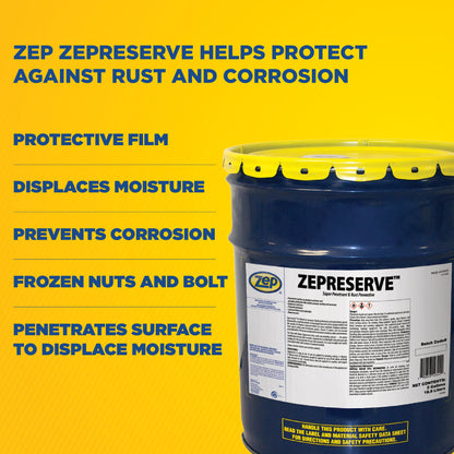 ZEPRESERVE Super Penetrant and Rust Preventative - 5 Gallon