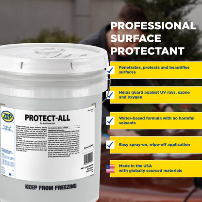 Zep Protect-All Surface Protectant – Vehicle and Furniture Protectant – 5 Gallon