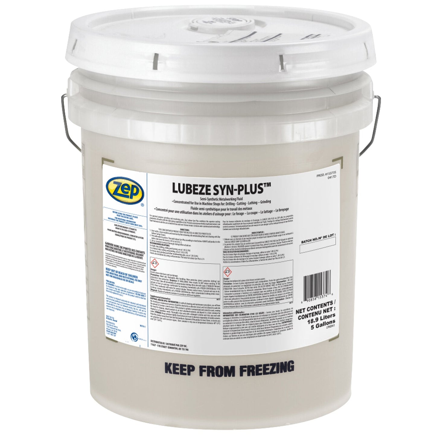 Lubeze SYN-PLUS Semi-Synthetic Metalworking Fluid - 5 Gallon