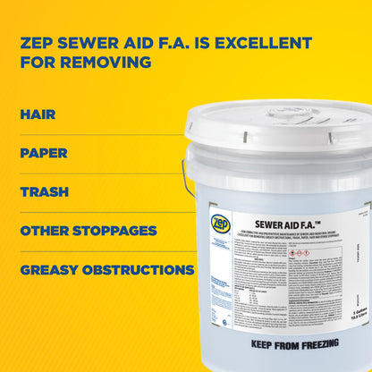 Sewer Aid F.A. Alkaline Drain Opener - 40 Lbs