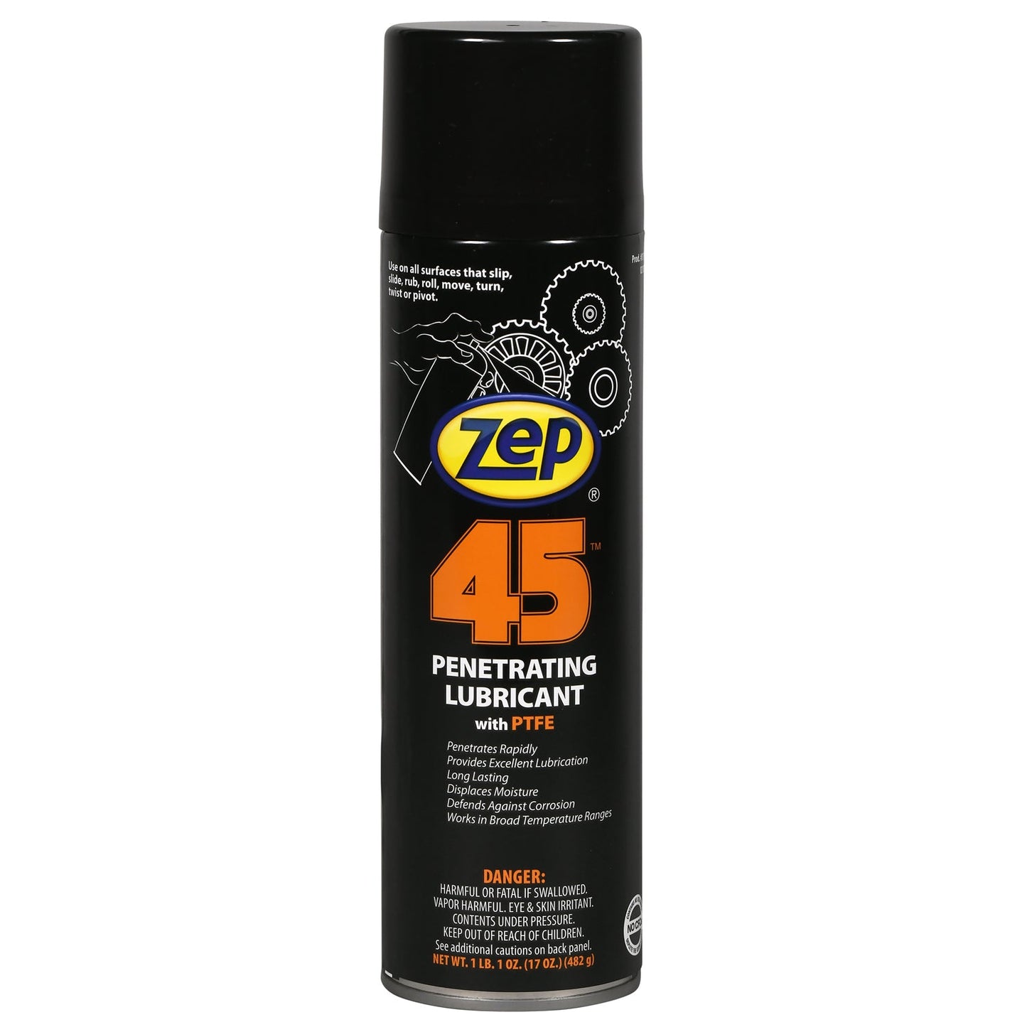 Zep 45 Penetrating Lubricant – Reduces Friction - 17 oz