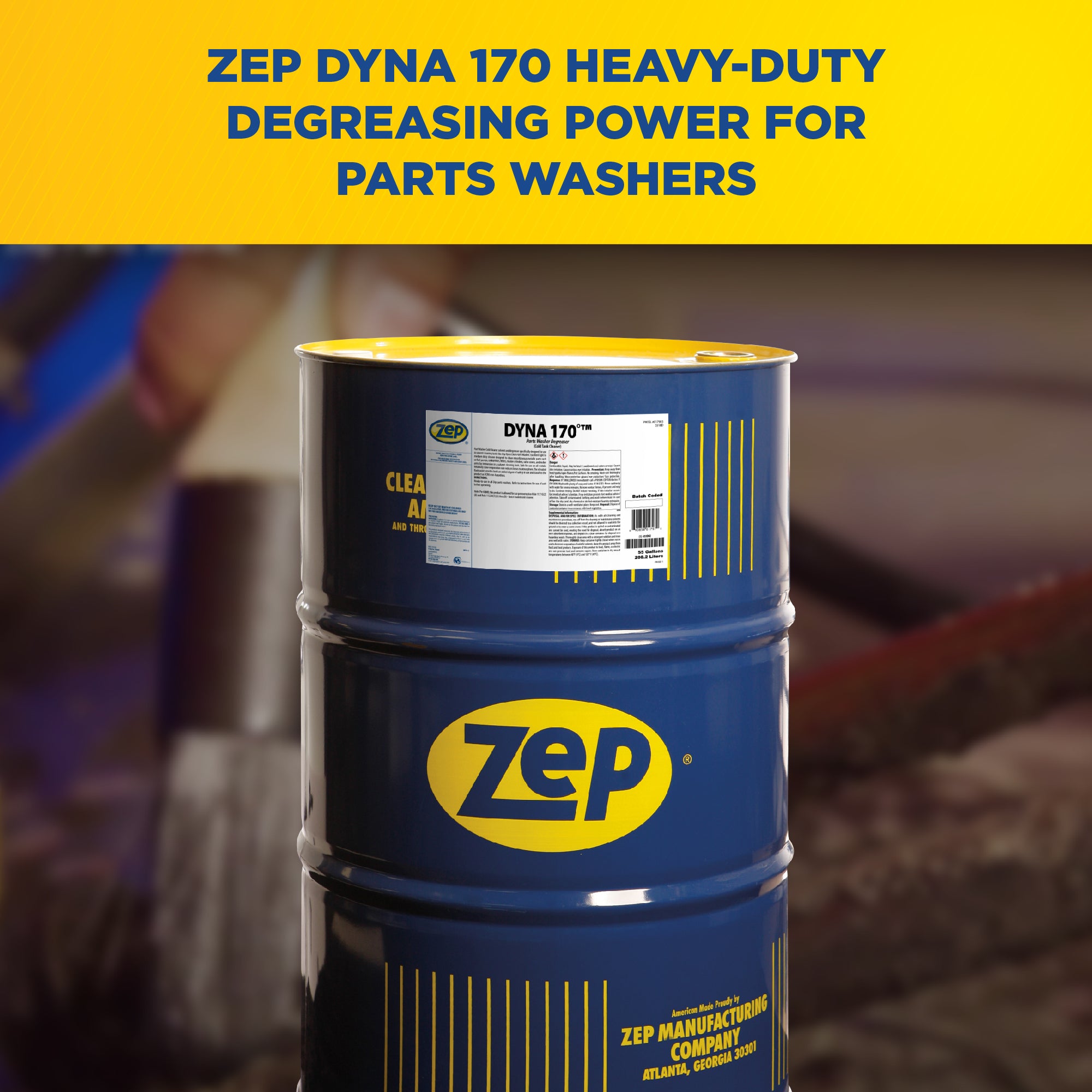 PEROです Zep Dyna 170 Parts Washer Degreaser – Safe for All Metals – 55