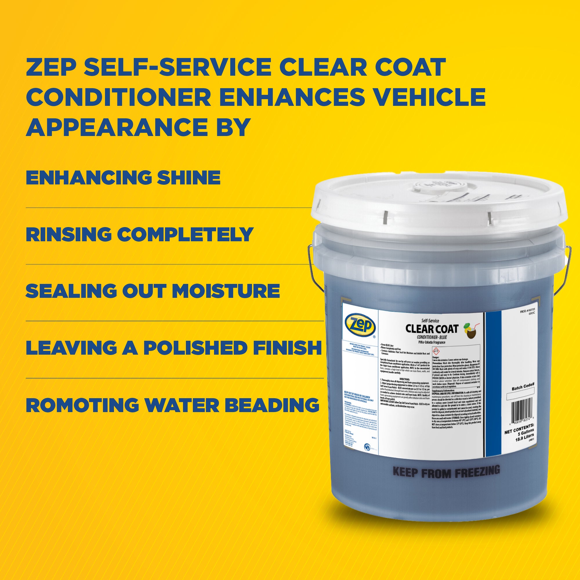 CELBIC Clear up gel & Washing foam セット Zep Self-Serve Foam Conditioner - 5 Gallon – Zep Inc.