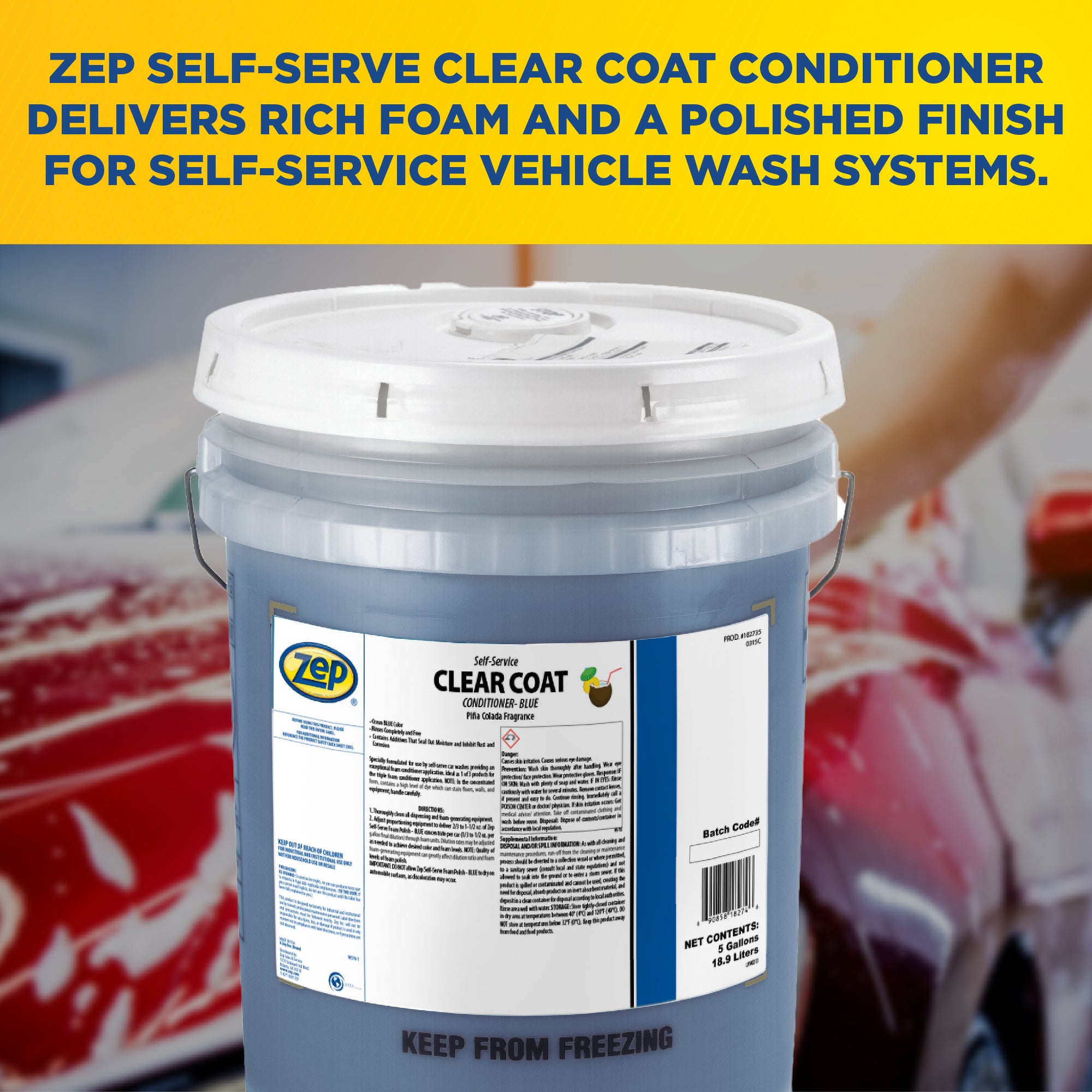 CELBIC Clear up gel & Washing foam セット Zep Self-Serve Foam Conditioner - 5 Gallon – Zep Inc.
