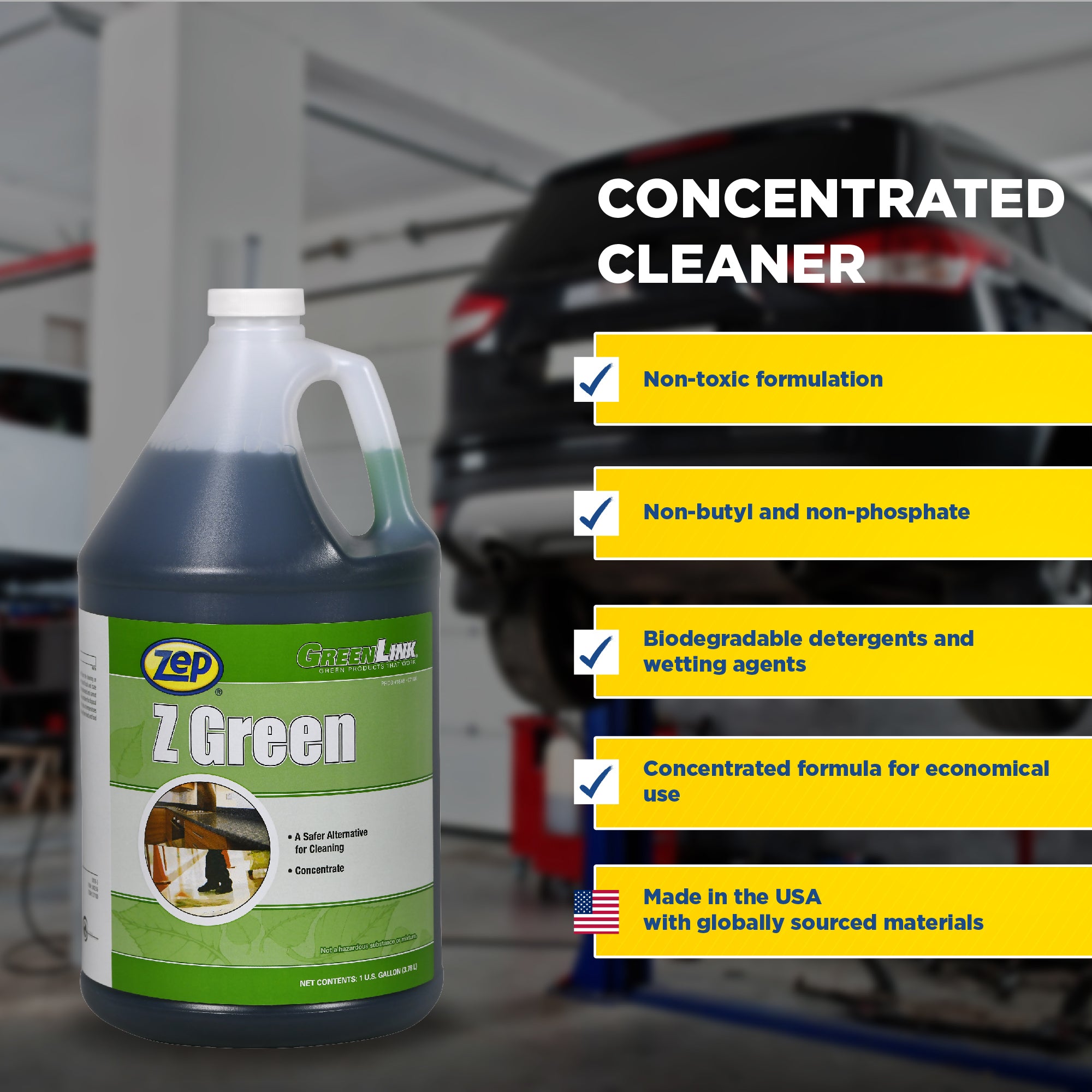 Z Green GreenLink Concentrated Cleaner - 1 Gallon – Zep Inc.
