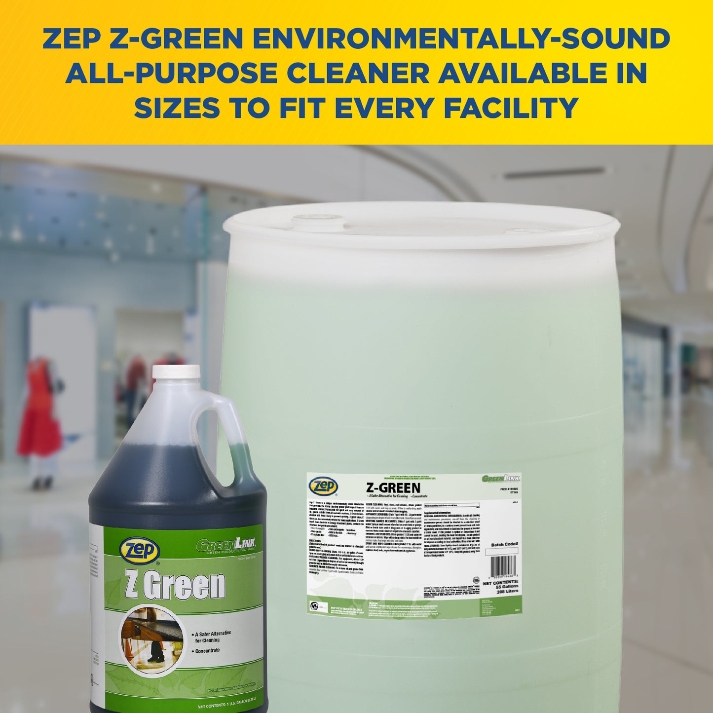 Z Green All Purpose Cleaner Concentrate - 55 Gal