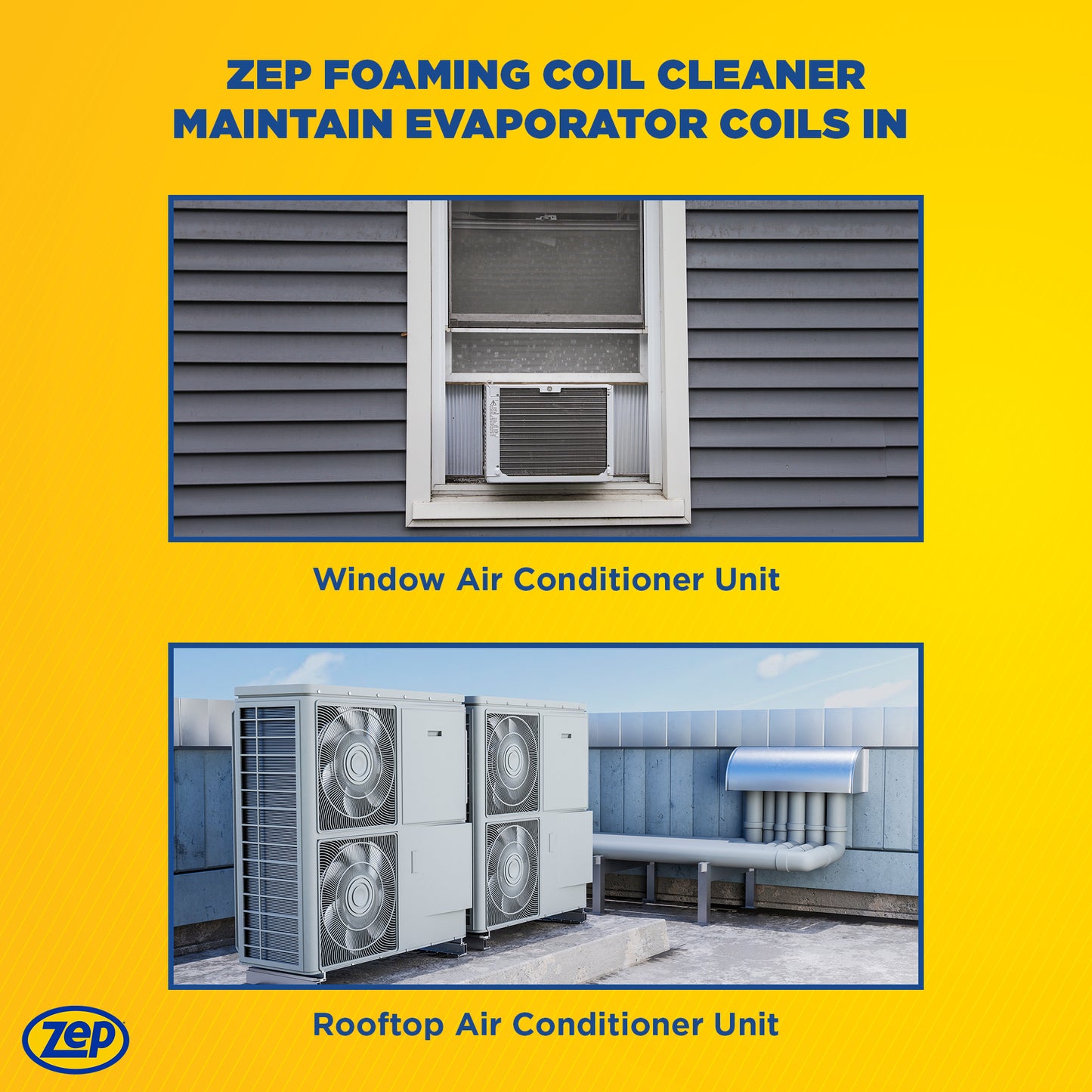 Zep Foaming Coil Cleaner – Promotes Efficient Operations – 20 oz