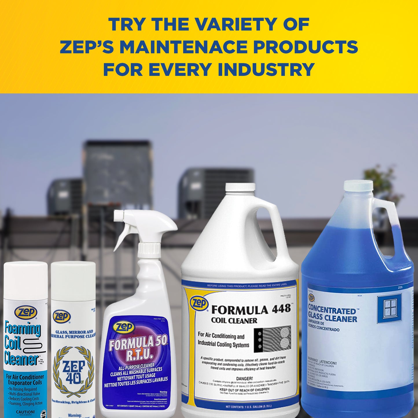 Zep Foaming Coil Cleaner – Promotes Efficient Operations – 20 oz