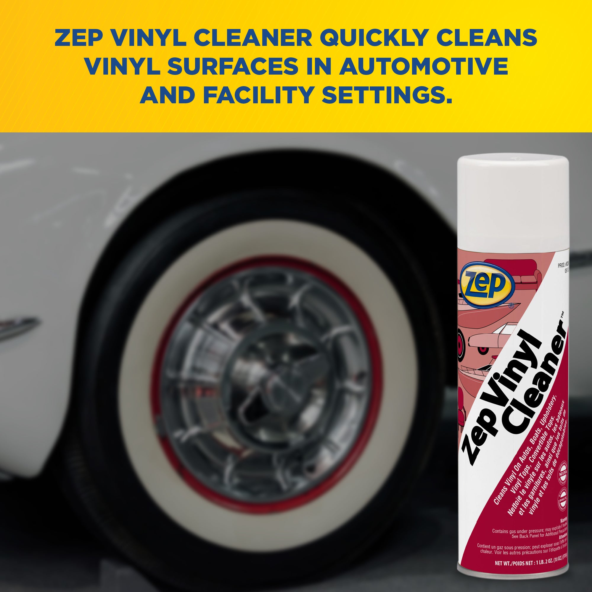 Zep Vinyl Cleaner – Cleans Furniture, Automotive and Marine