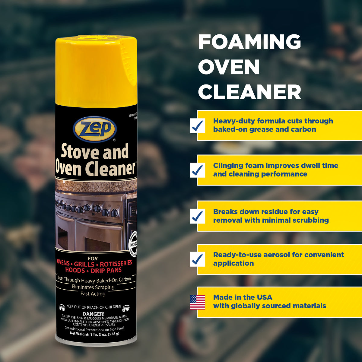 Stove and Oven Cleaner - 19 oz – Zep Inc.