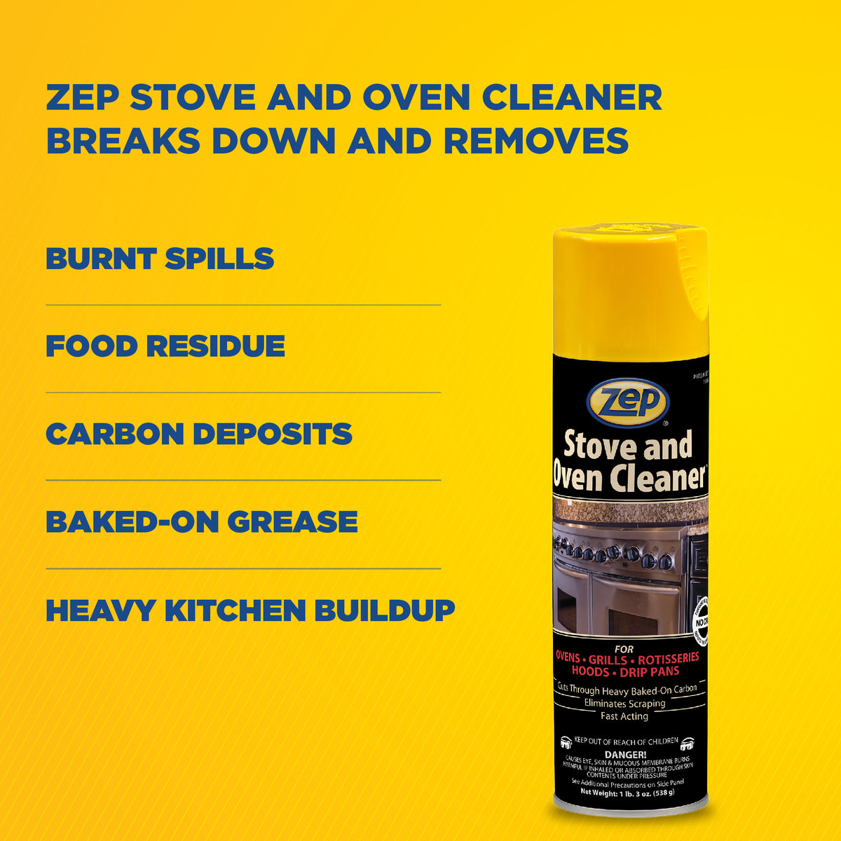 Stove and Oven Cleaner - 19 oz – Zep Inc.