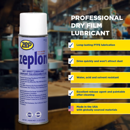 Zeplon Dry Spray Lubricant - 11 oz.