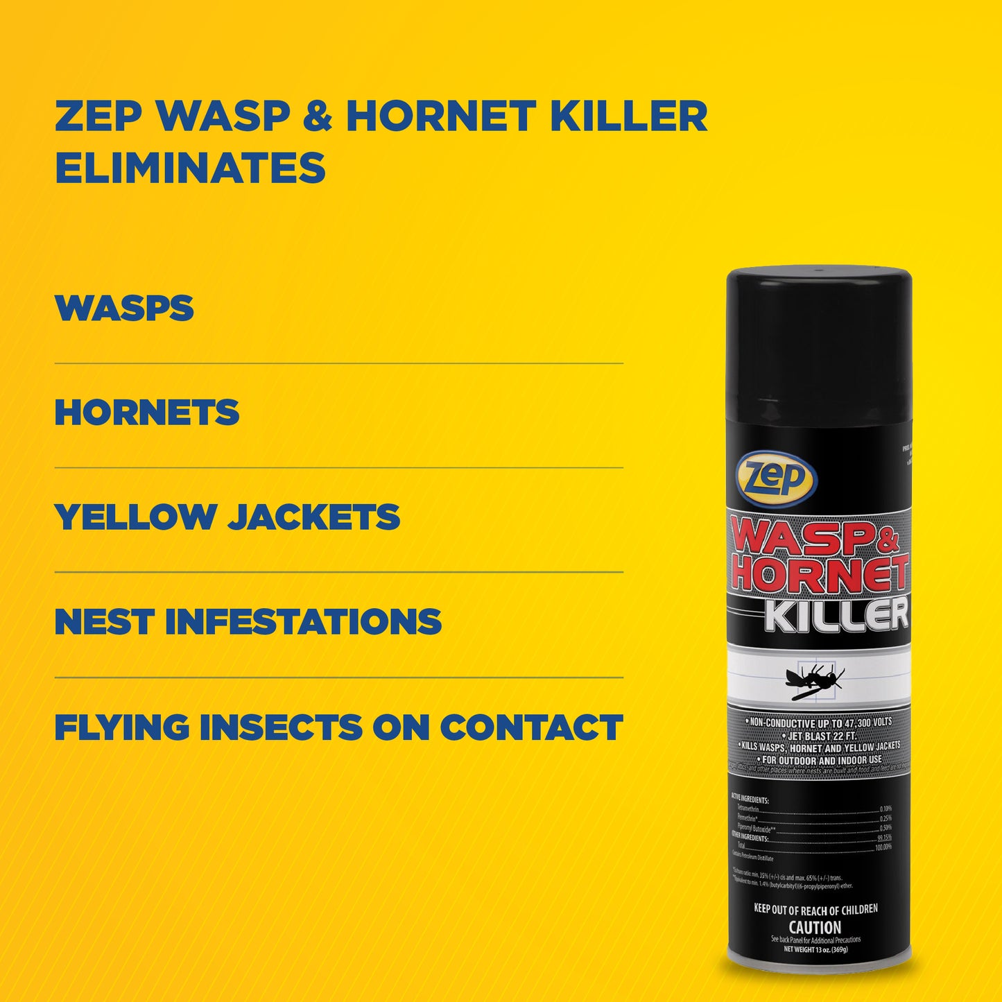 Zep Wasp and Hornet Killer - 13 oz.
