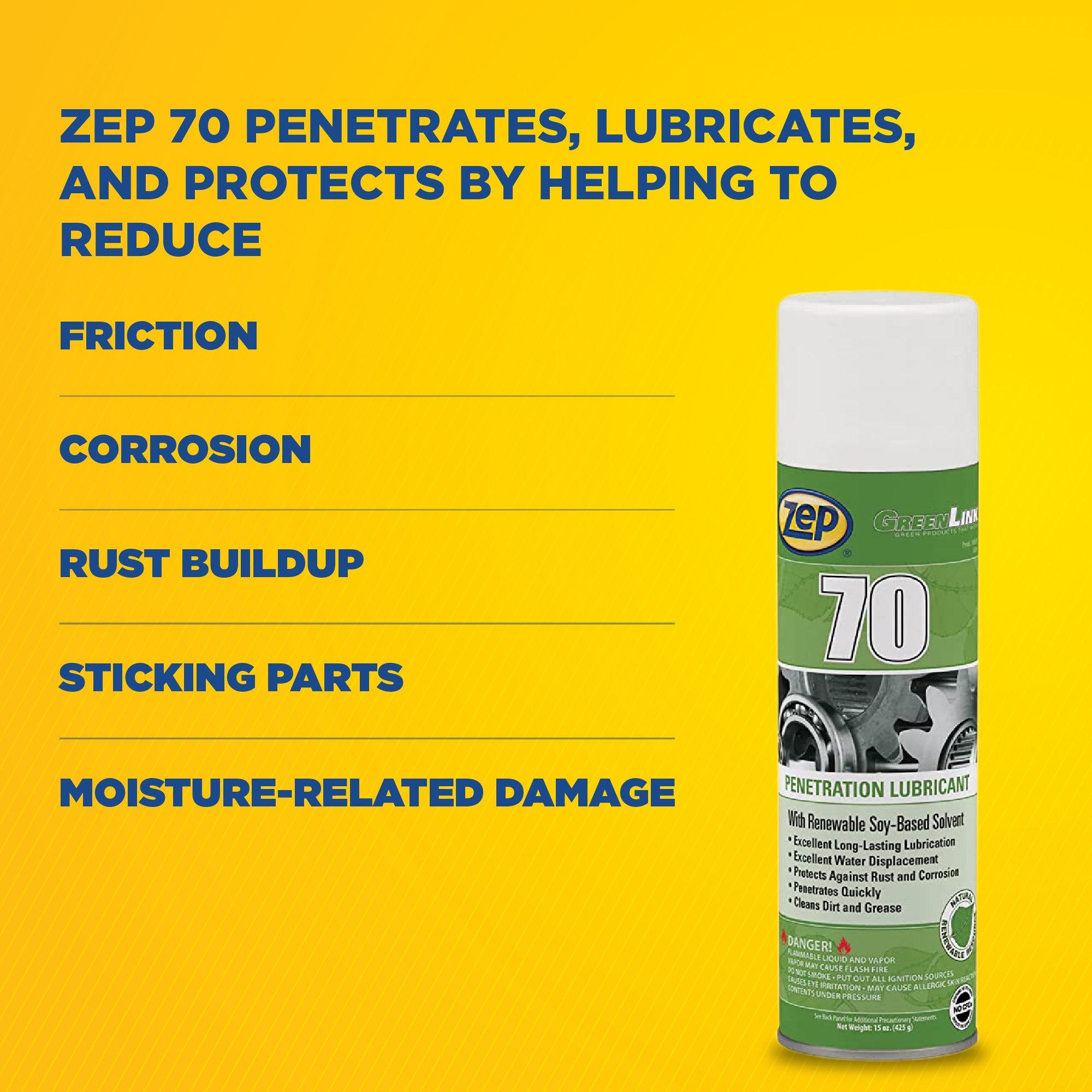 Zep 70 Penetrating Lubricant - 15 oz. – Zep Inc.