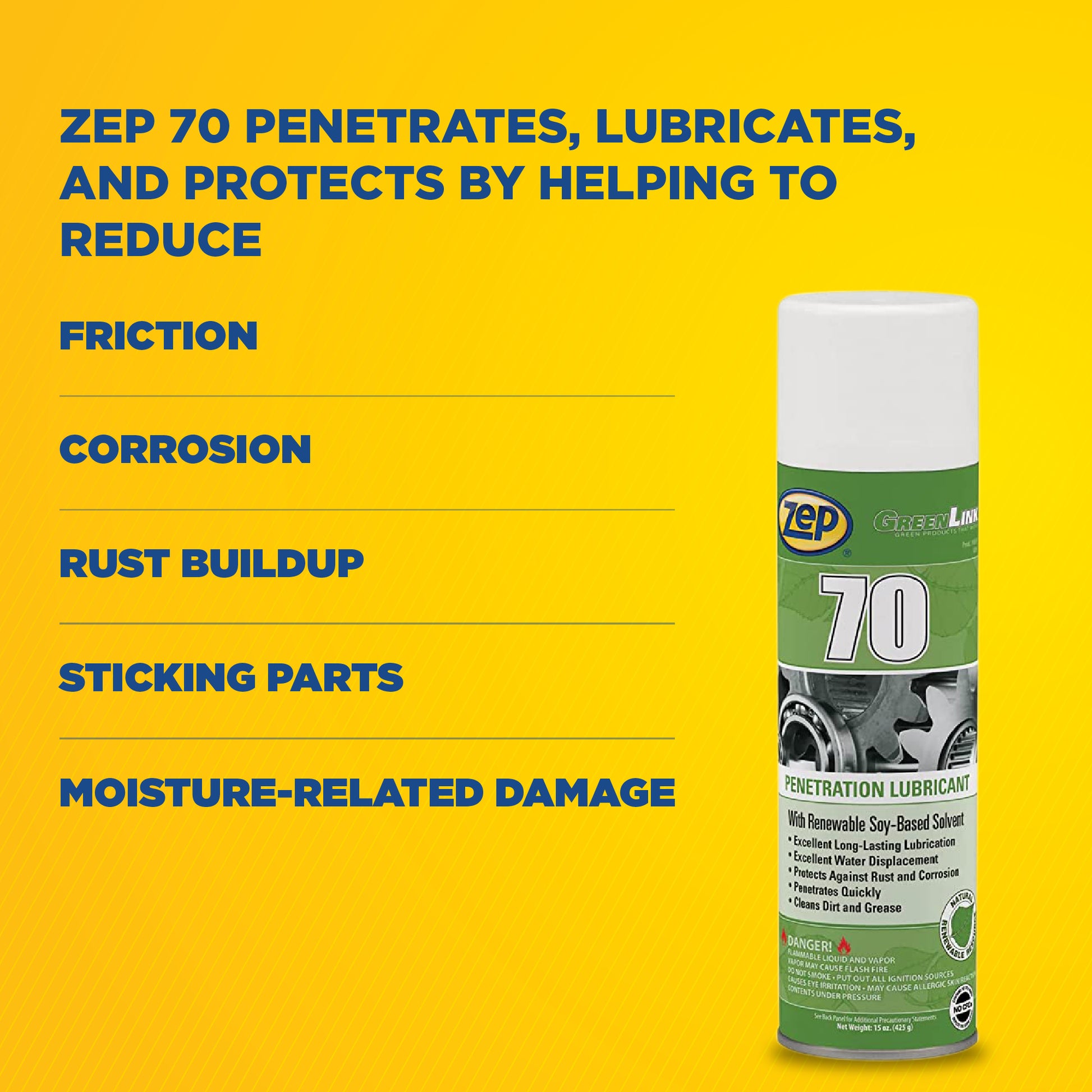 Zep 70 Penetrating Lubricant - 15 oz. Zep Inc. Zep 70 Penetrating Lubricant - 15 oz. Zep Inc.