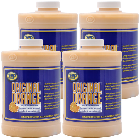Zep Original Orange Industrial Hand Cleaner - Tough on Grime, but Gentle on Hands - 1 qt