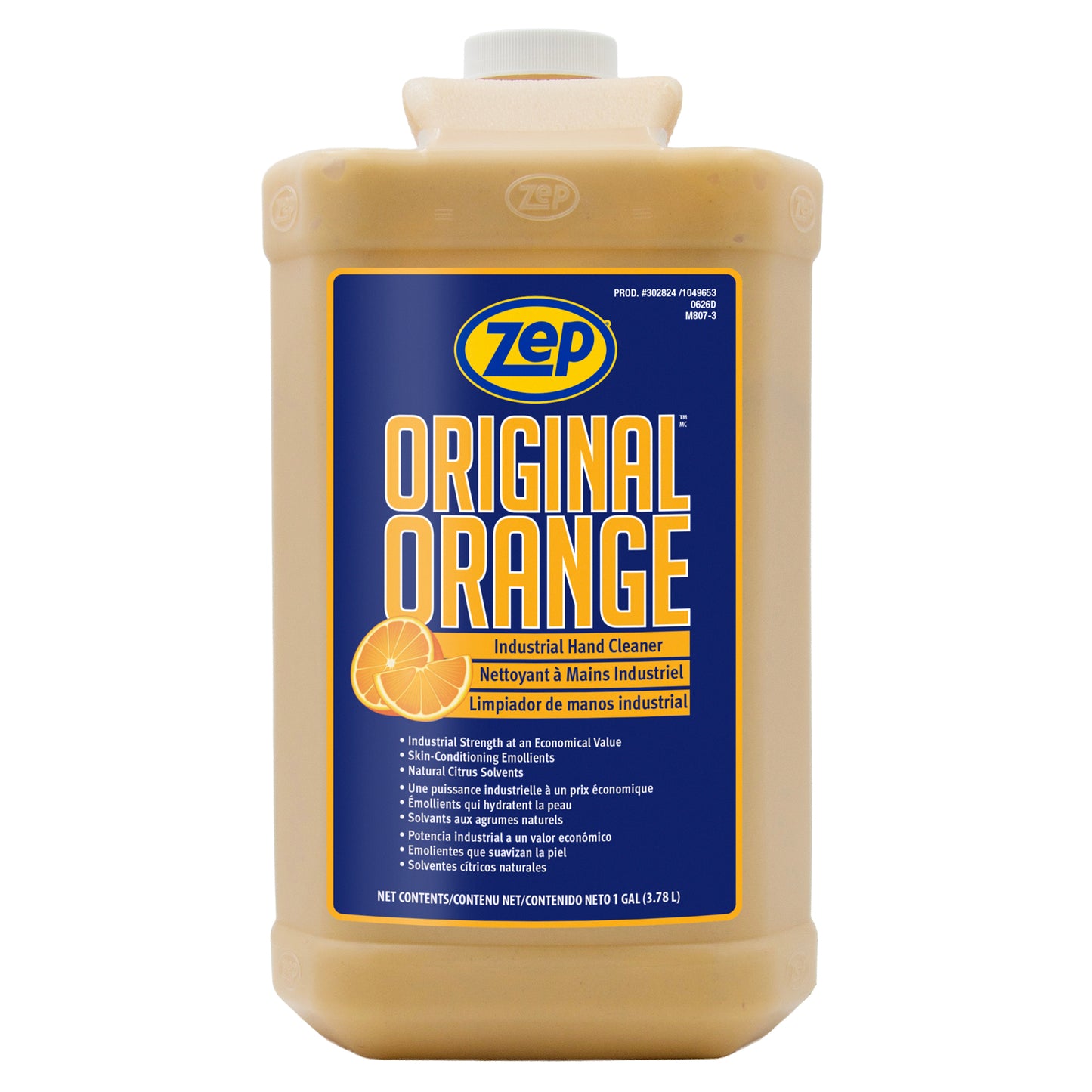 Zep Original Orange Industrial Hand Cleaner – Cuts Through Tough Grease & Grime – 1 Gallon