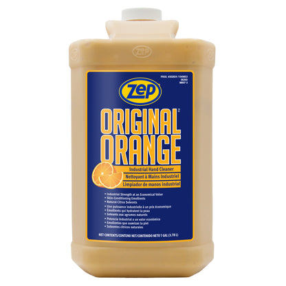 Zep Original Orange Industrial Hand Cleaner – Cuts Through Tough Grease & Grime – 1 Gallon