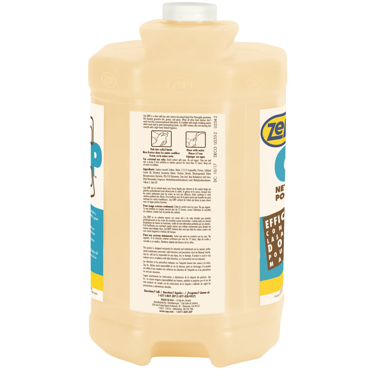 Grip Industrial Pumice Hand Cleaner - 1 Gallon