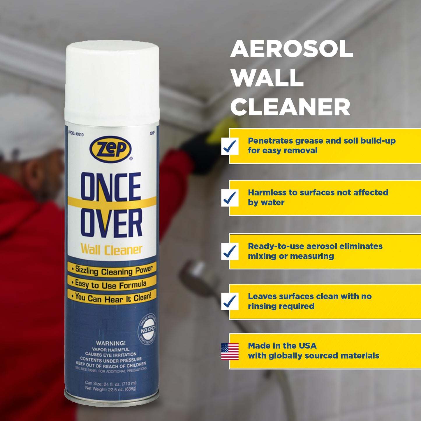 Once Over Wall Cleaner