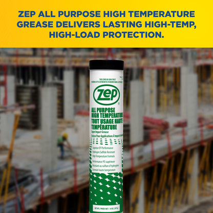 Zep All Purpose High Temperature Grease – Withstands Temps Up to 550 °F – 14 oz.