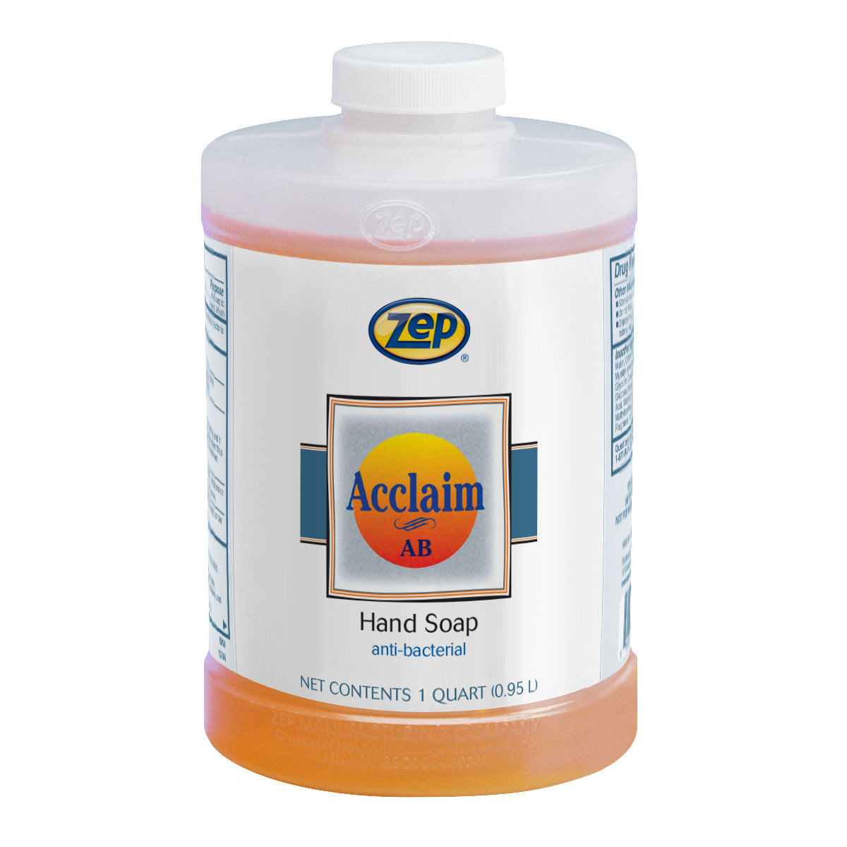 Zep Acclaim AB Antibacterial Hand Soap – Remove Soils and Decreases Bacteria – 32 oz