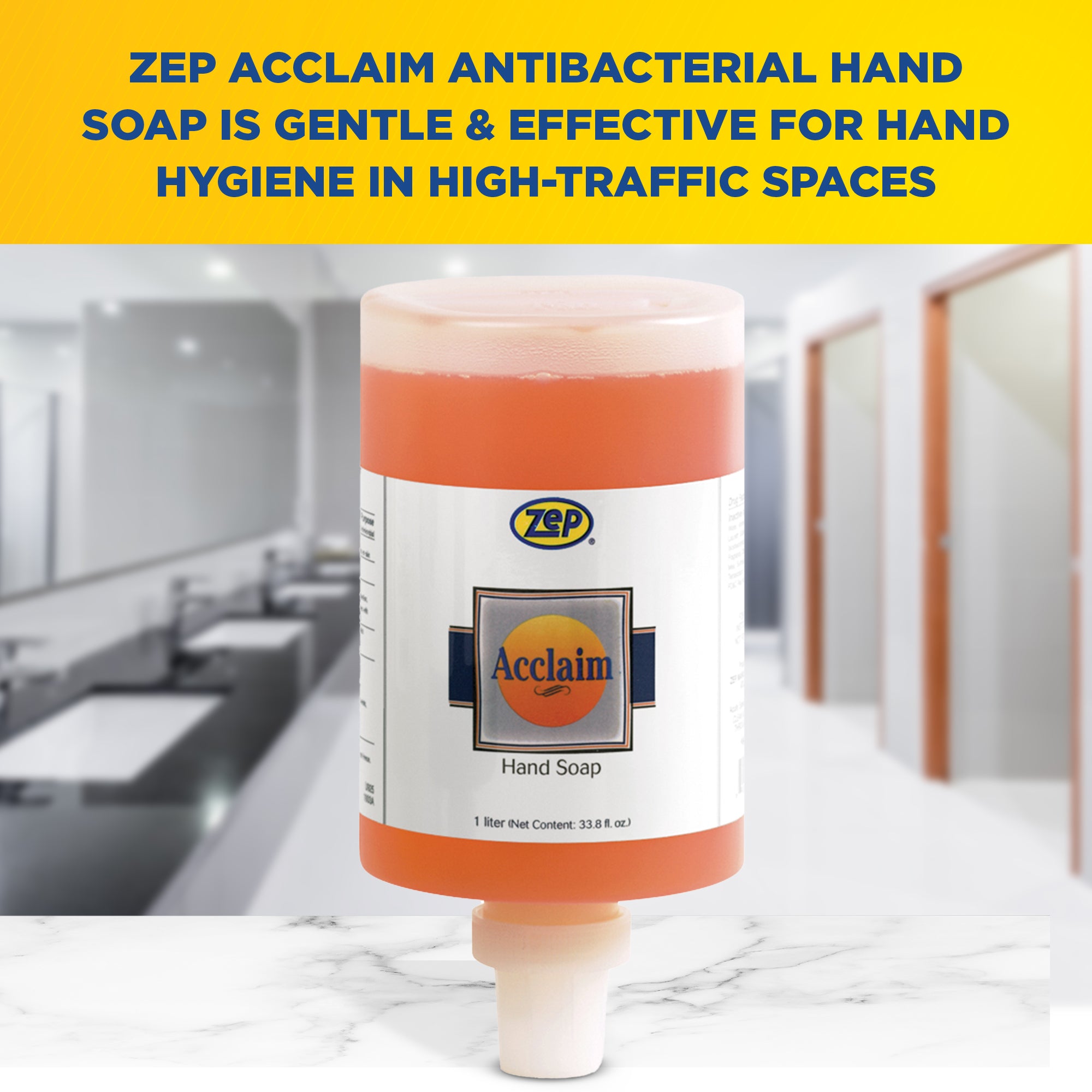 Zep Acclaim AB Antibacterial Hand Soap – Remove Soils and