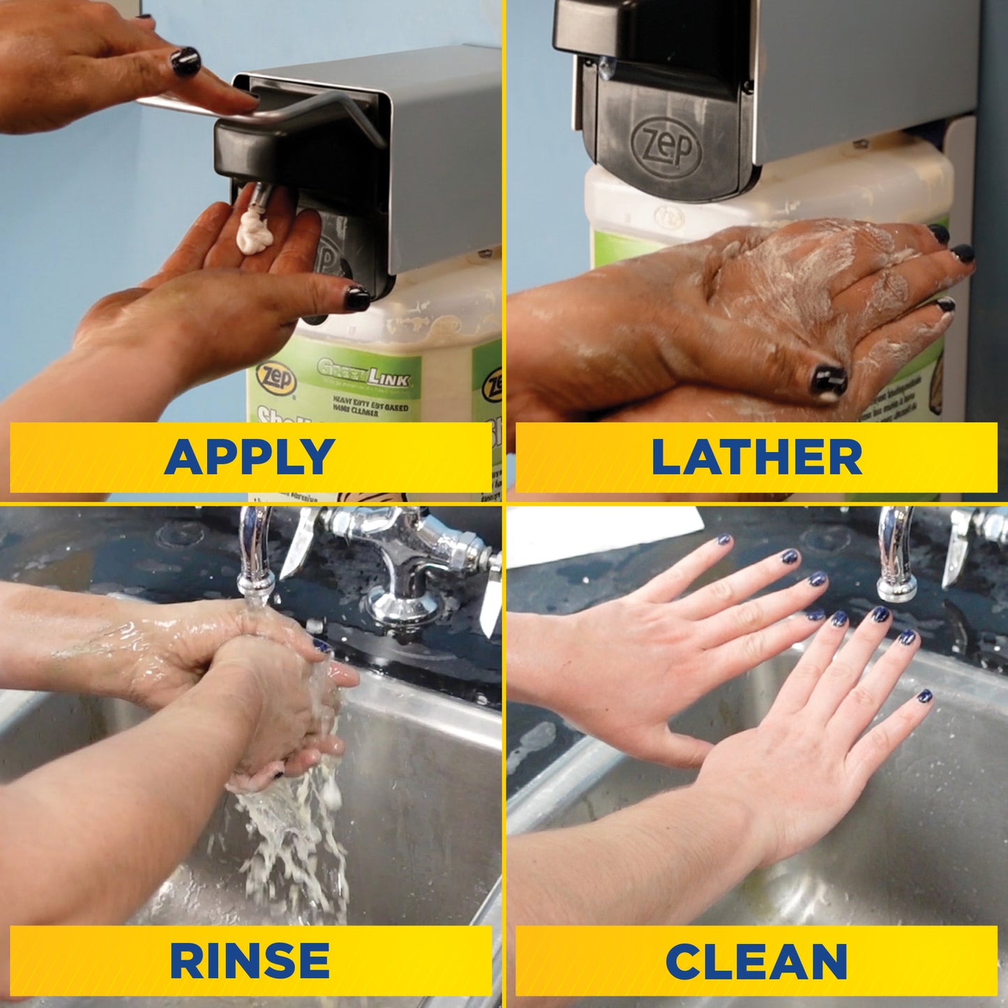 Zep Shell Shock Hand Cleaner – Walnut Shell Scrubs Away Dirt and Grime – 1 Gallon