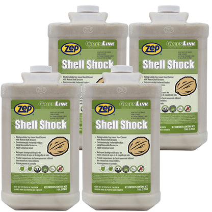 Zep Shell Shock Hand Cleaner – Walnut Shell Scrubs Away Dirt and Grime – 1 Gallon