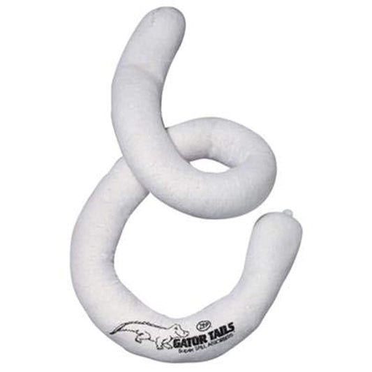 Zep Heavy-Duty Gator Tails 36" L x 4" Diam, Universal Absorbent, Absorbs All Types of Liquid (Case of 15), 911901
