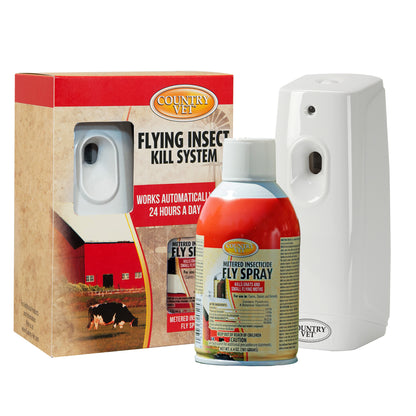 Country Vet Equine Automatic Flying Insect Control Kit