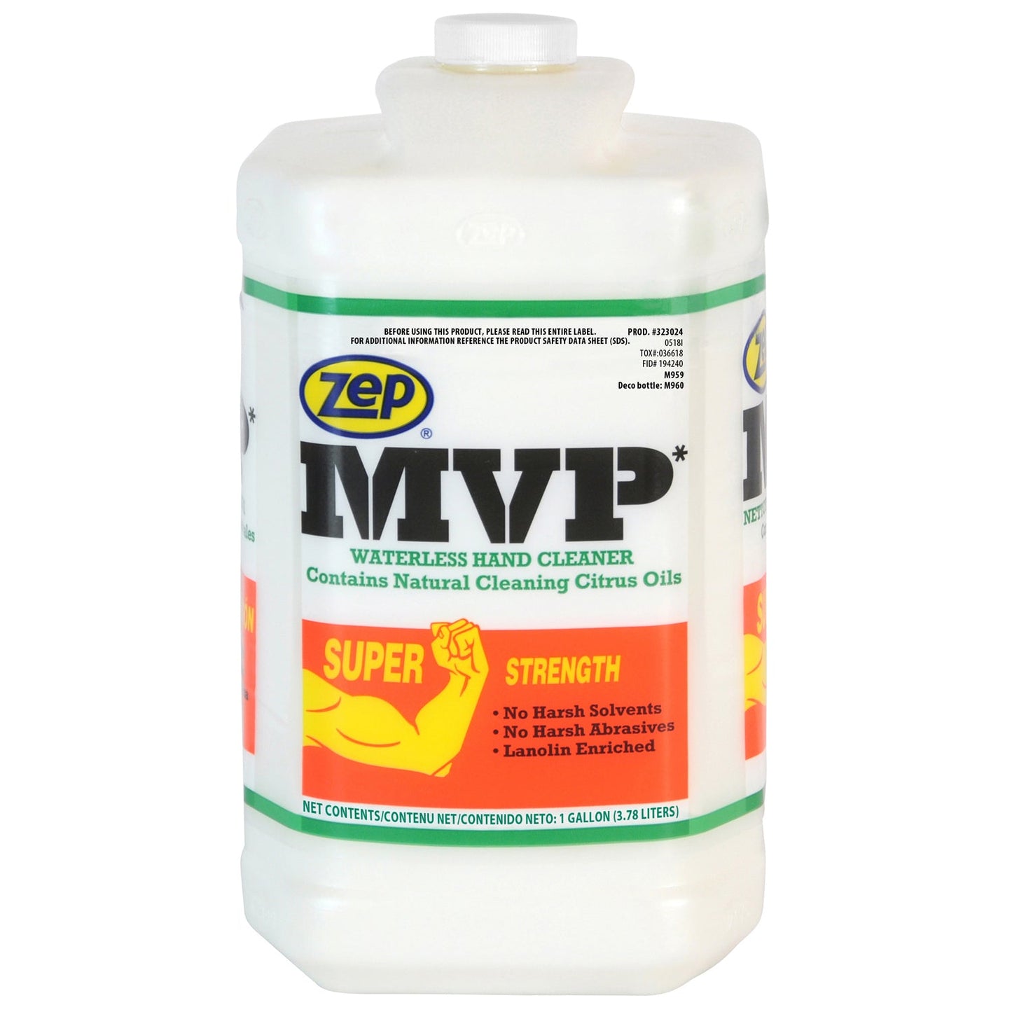 MVP Waterless Hand Cleaner and Zep D-4000 Hand Soap Dispenser Bundle - 1 Gal