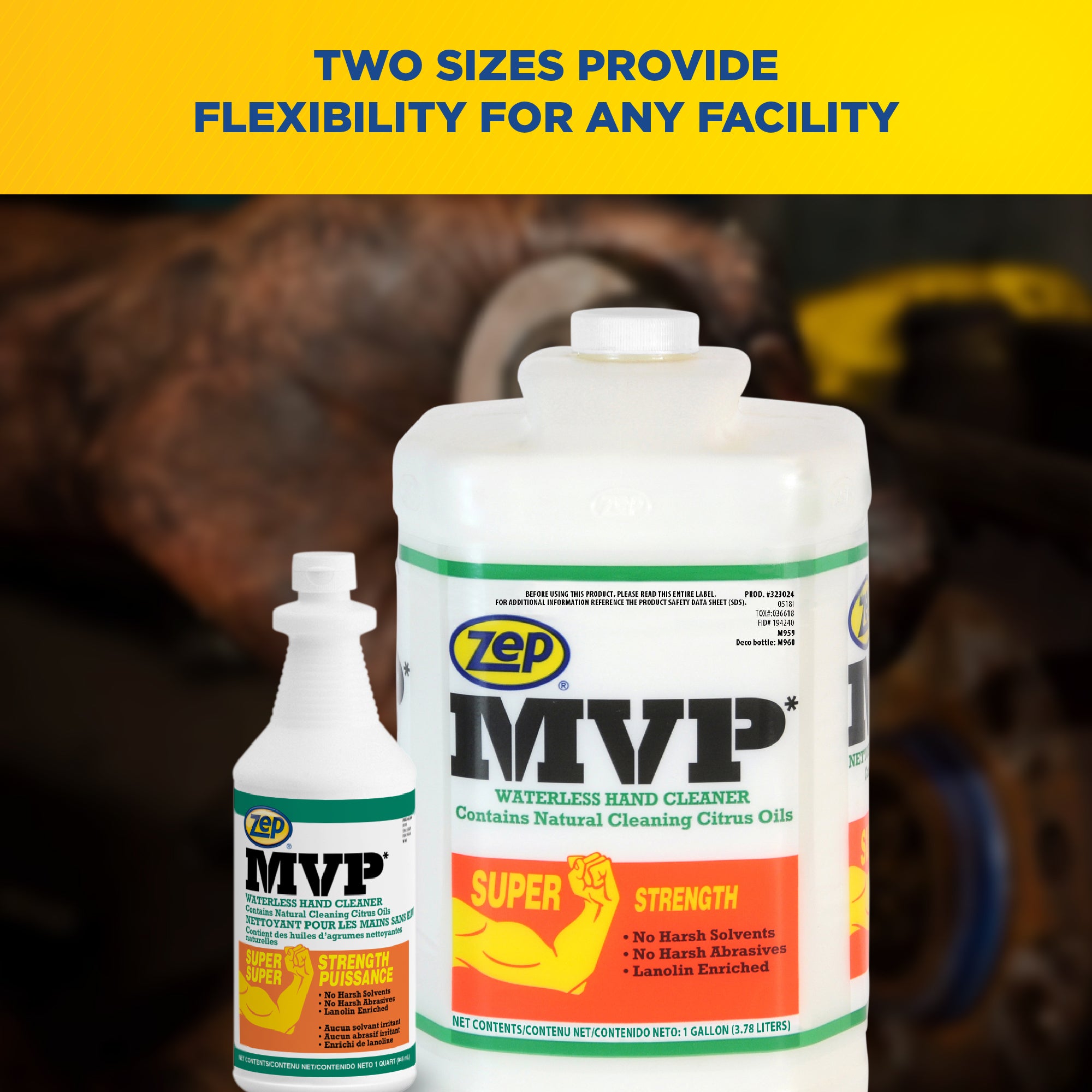 MVP Waterless Hand Cleaner - 32 oz. – Zep Inc.