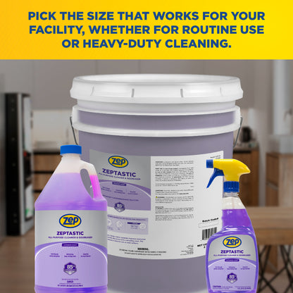 Zeptastic All-Purpose Cleaner & Degreaser with Lavender Scent- 1 Gallon