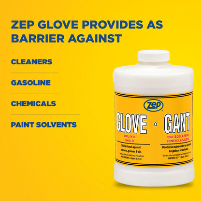 Zep Glove Soil Skin Shield Skin Protector - 1 Qt
