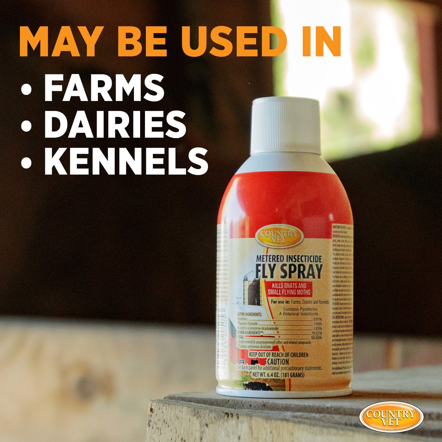 Country Vet Metered Spray Refill - 6.4 Oz.