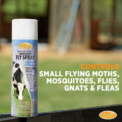FarmGard Fam and Dairy Fly Spray - Provides Rapid Control of Barn Pests