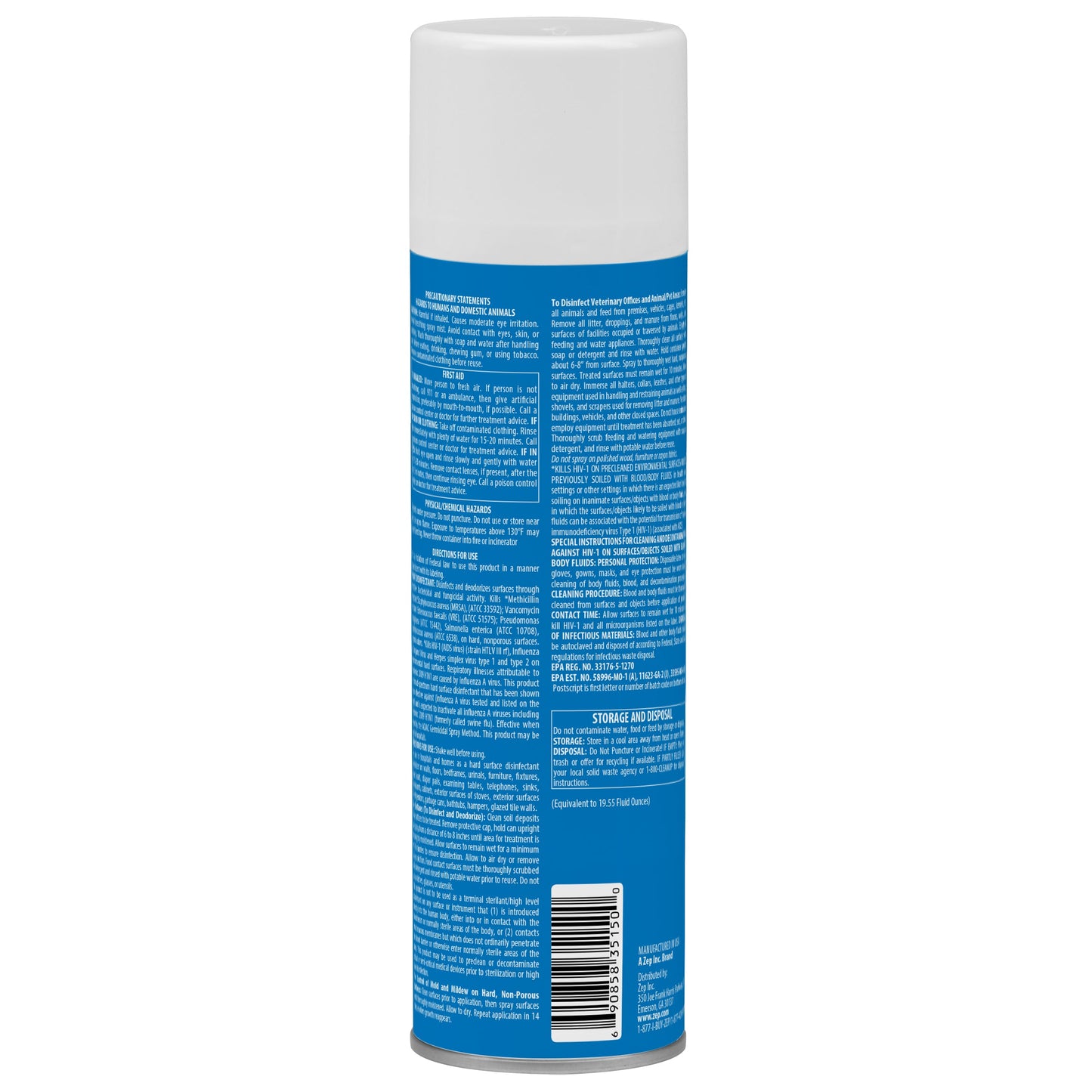 Zepynamic A II Surface Disinfectant - 16 oz.