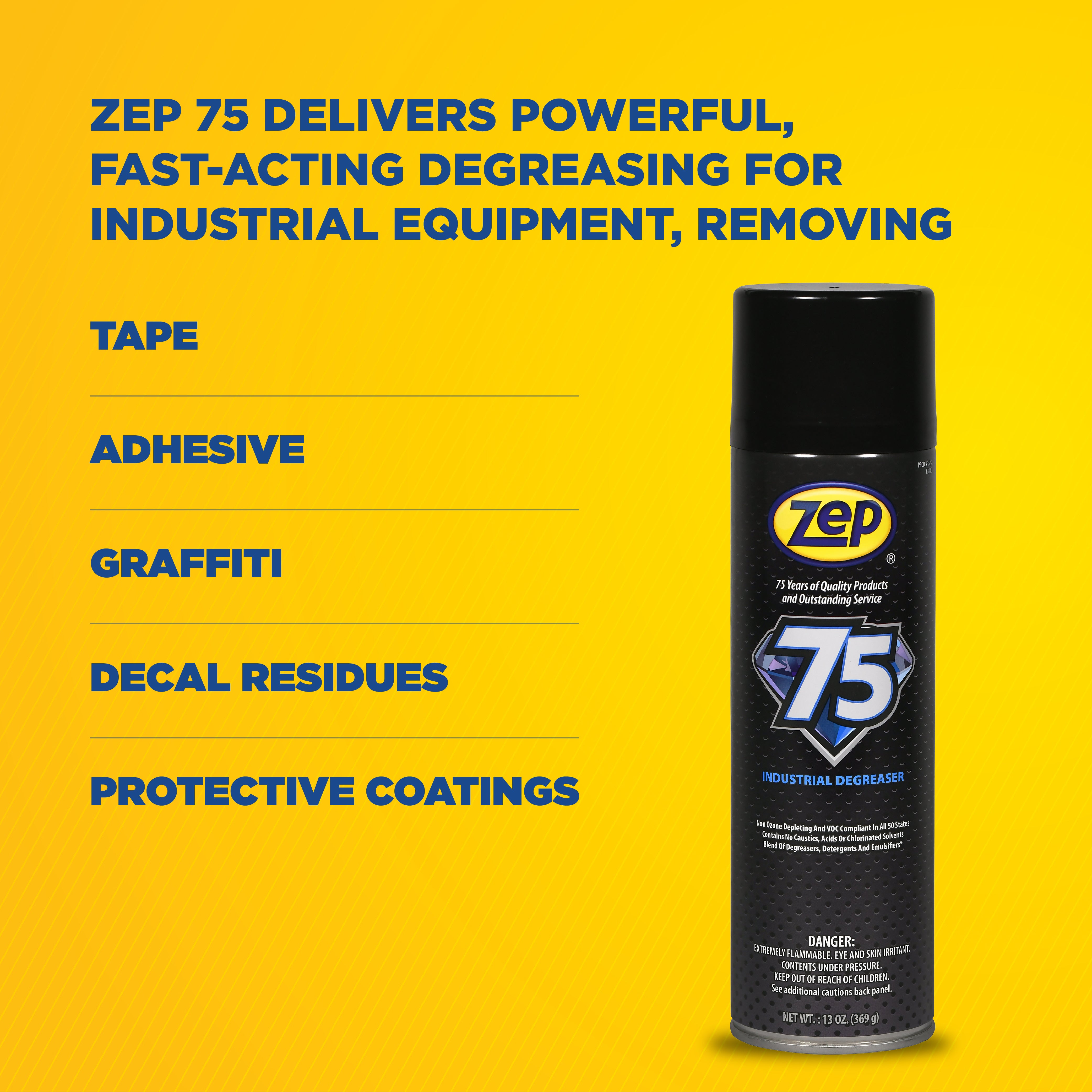Zep 75 Industrial Degreaser Aerosol – Heavy-Duty Equipment and