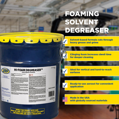 Hi-Foam Solvent Based Degreaser Concentrate - 5 Gallon
